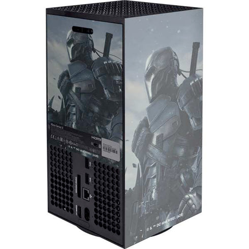 DC Comics Arkham Origins Deathstroke XBox Series X Digital Edition Console Skin